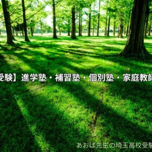【埼玉高校受験】進学塾・補習塾・個別塾・家庭教師を徹底解剖